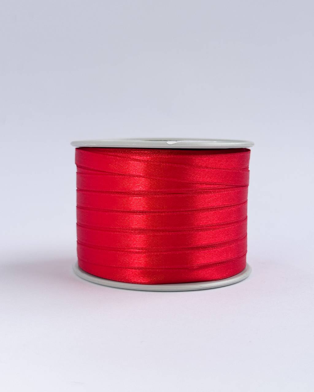 Cinta raso económica color rojo