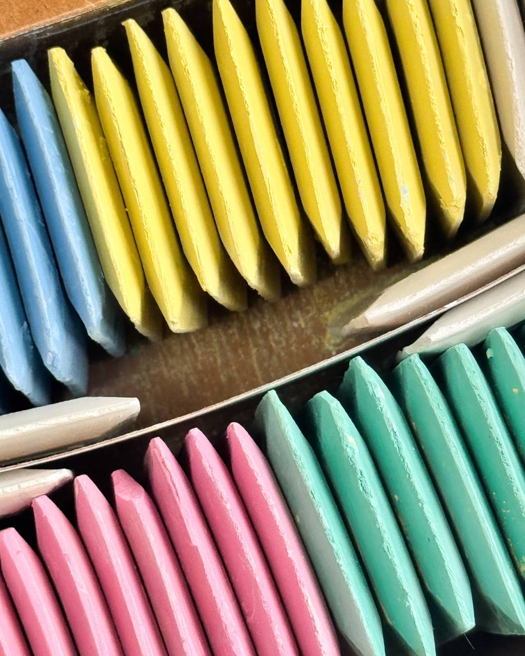 Caja de Tiza en Yeso x 50 Unds